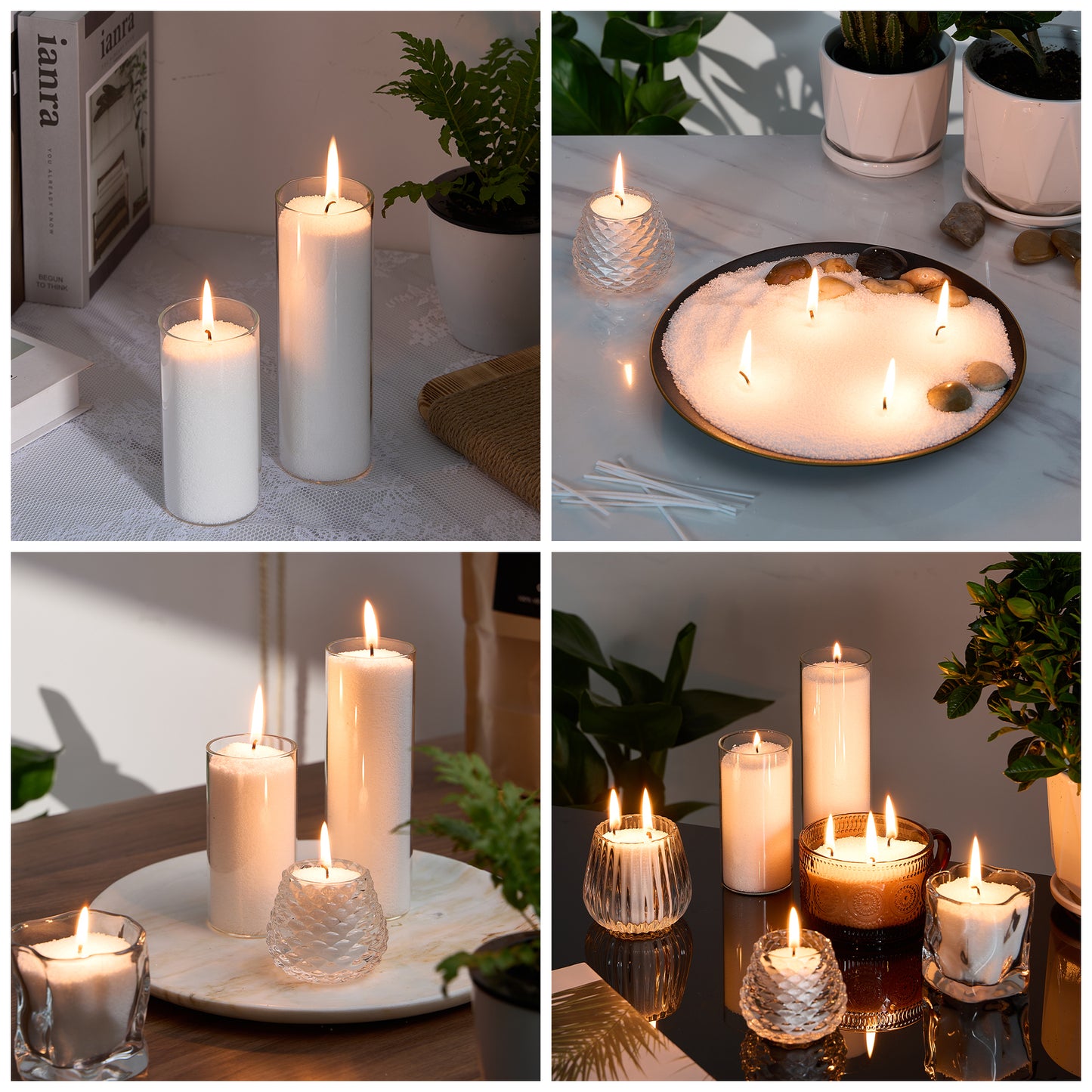 Pearlescent Candle Wax, Sand Wax