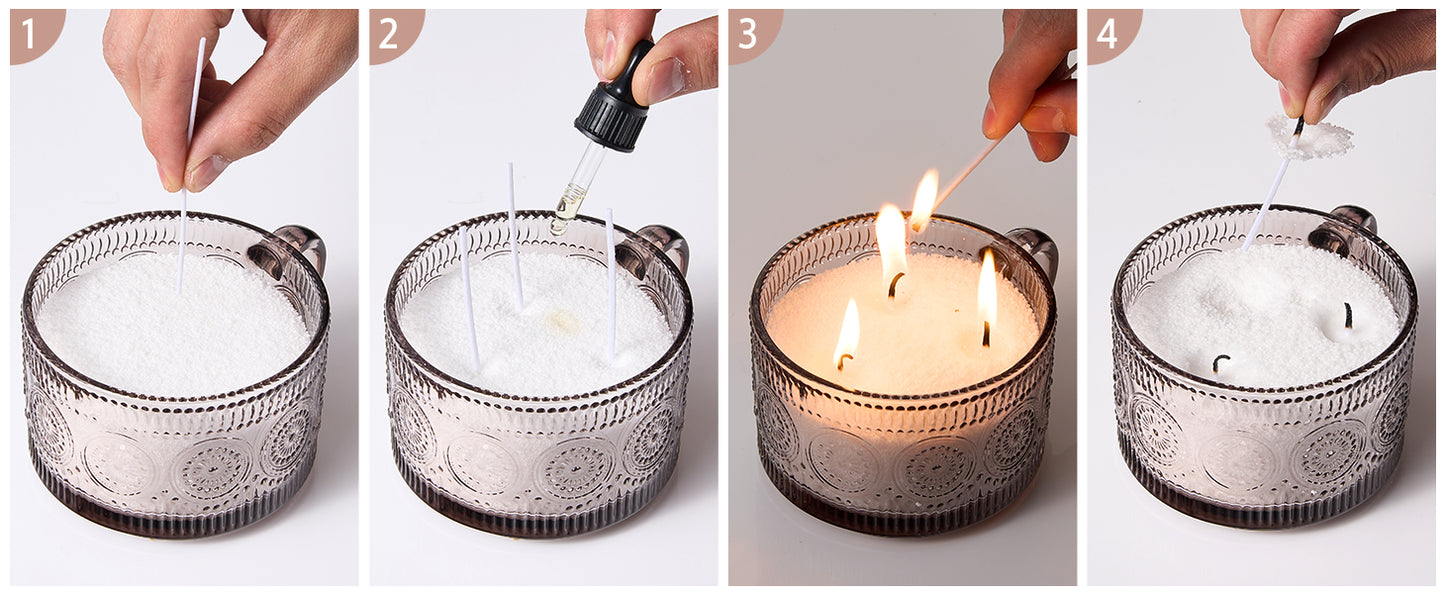 Pearlescent Candle Wax, Sand Wax