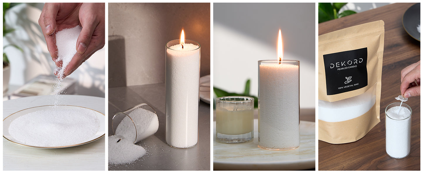 Pearlescent Candle Wax, Sand Wax